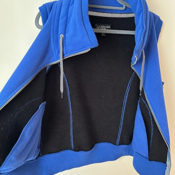 Horseware Platinum Serena Blue Fleece Vest Women’s Riding Coats Size Large - Picture 4 of 7